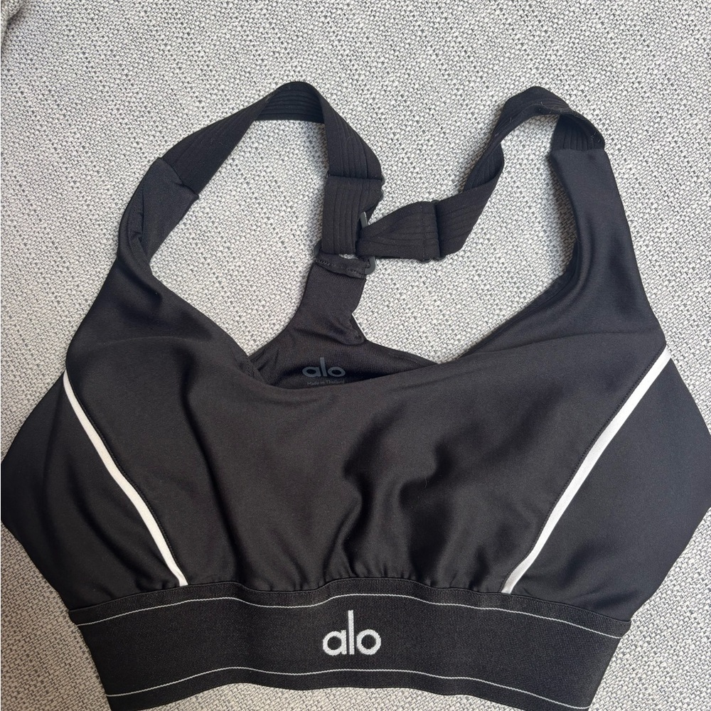 Alo Airlift Black Sports Bra